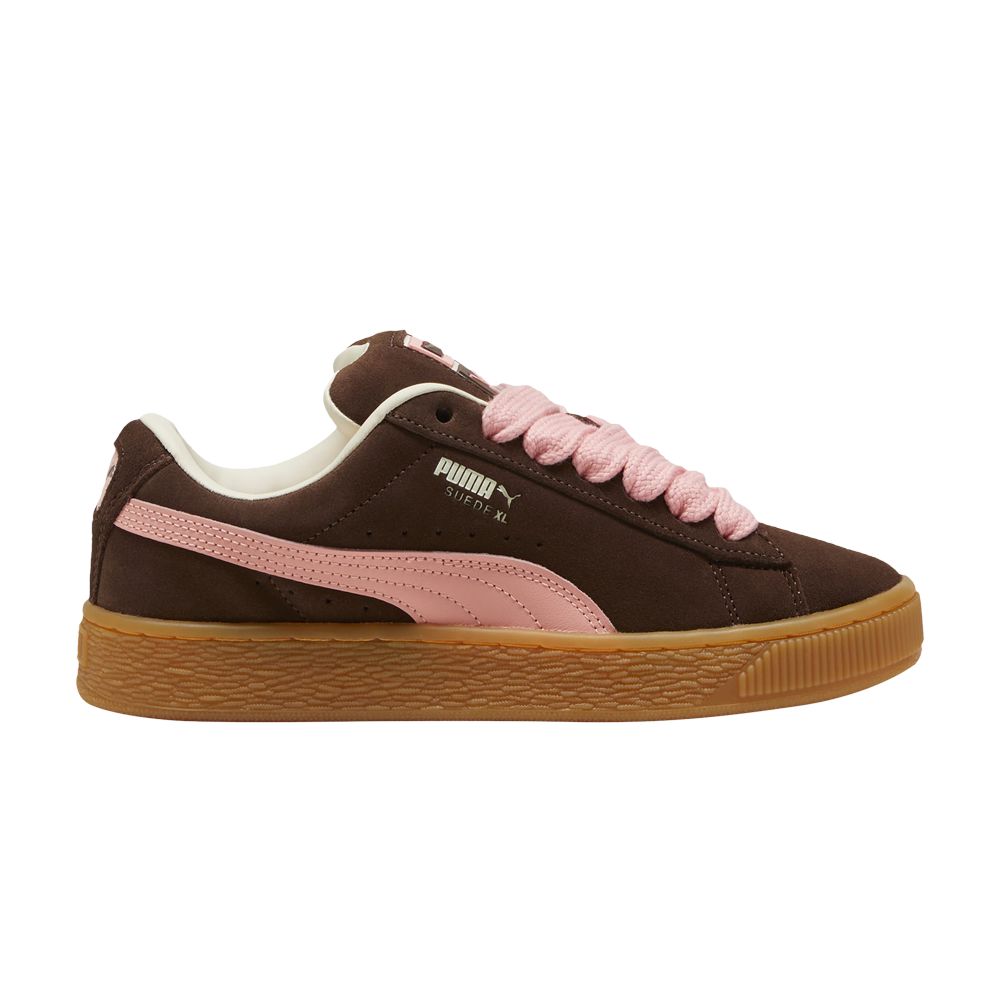 Pre-owned Puma Wmns Suede Xl 'chestnut Brown Peach Smoothie'