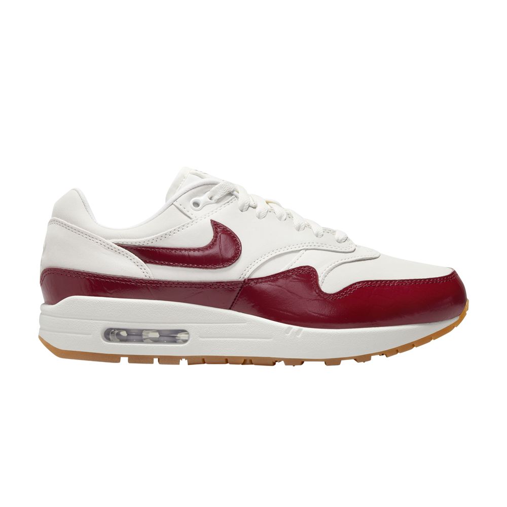 NIKE Pre-owned Wmns Air Max 1 Lx 'team Red Croc' In White