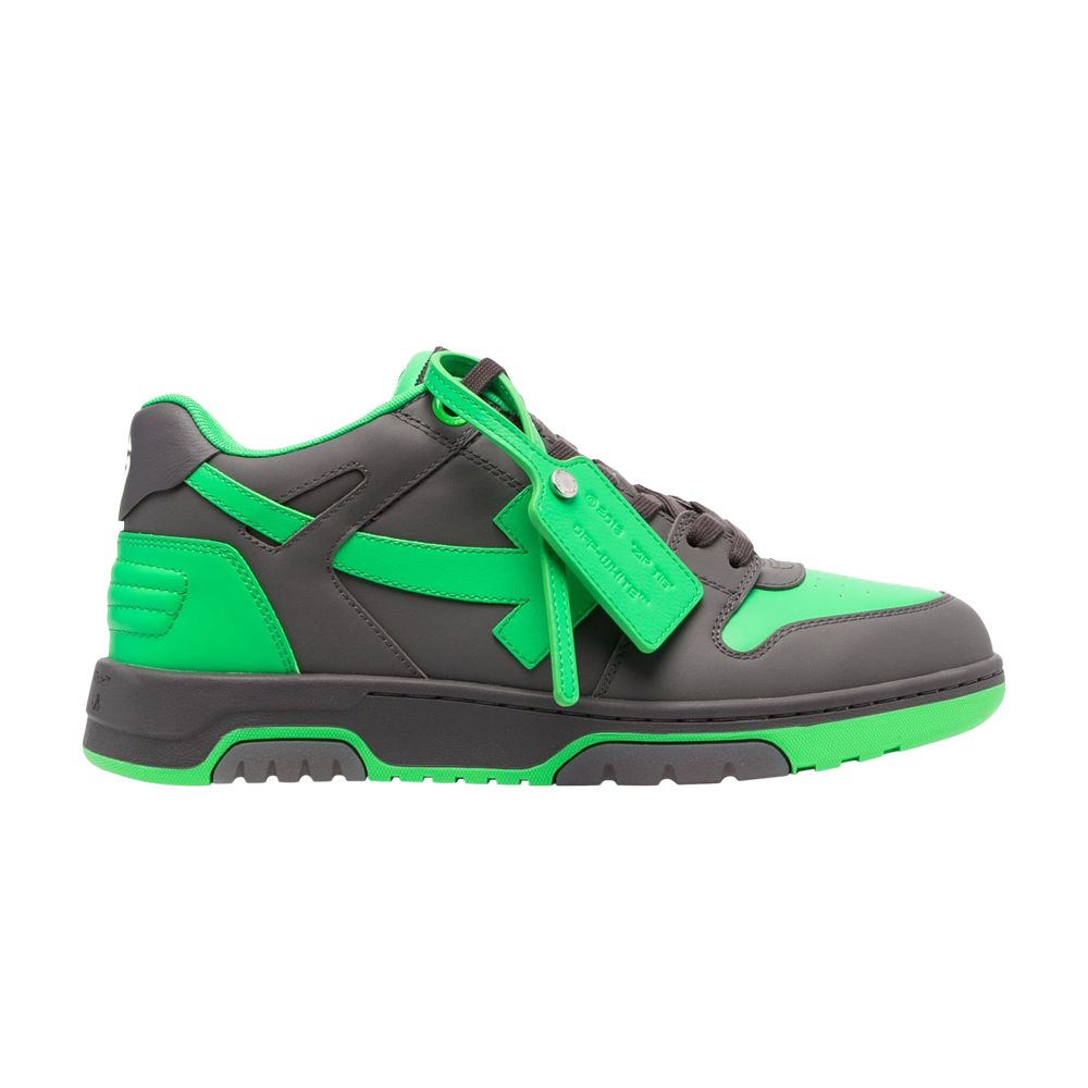 Pre-owned Off-white Out Of Office 'black Green Fluo' | Grey | Men's Size 42 In Gray
