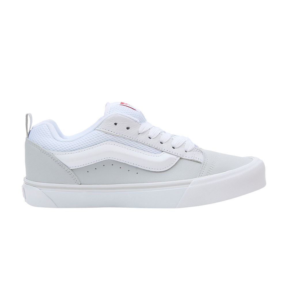 Pre-owned Vans Knu-skool 'retro Skate - White Red' In Grey