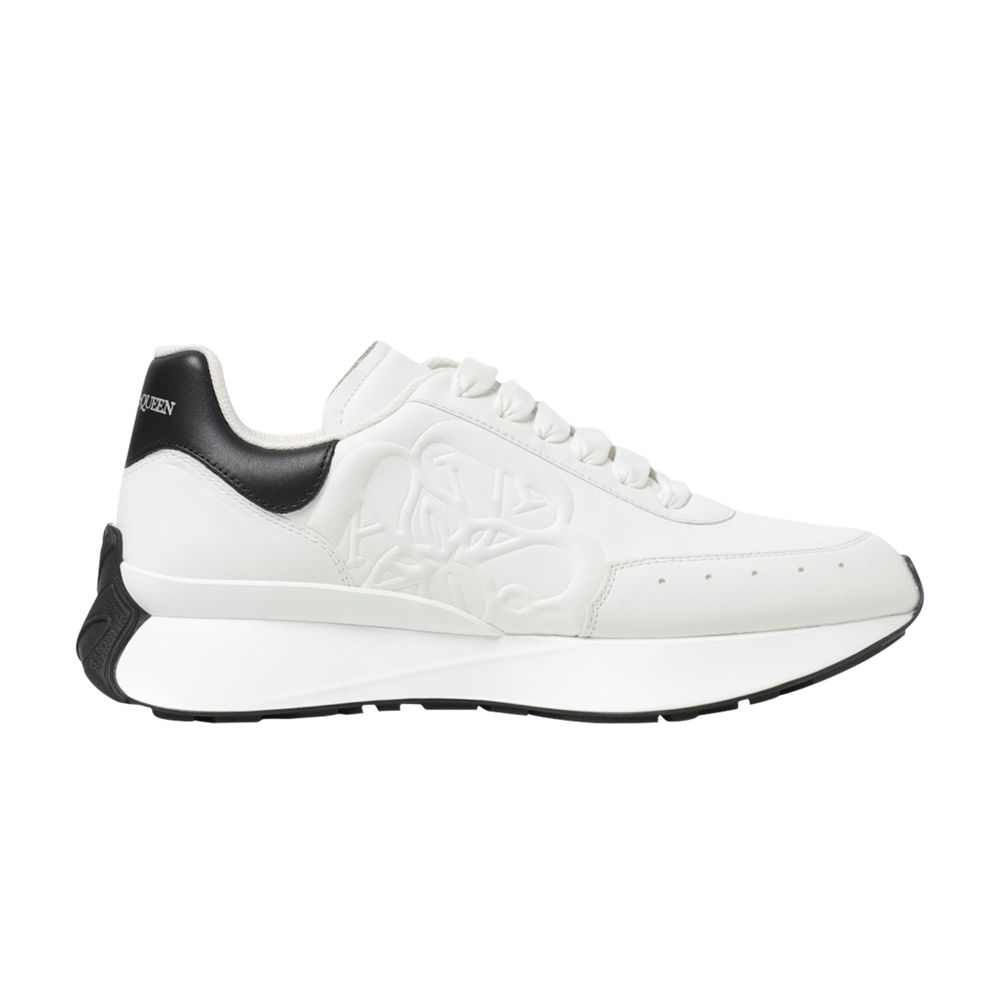 Pre-owned Alexander Mcqueen Sprint Runner 'white Black' | Men's Size 40