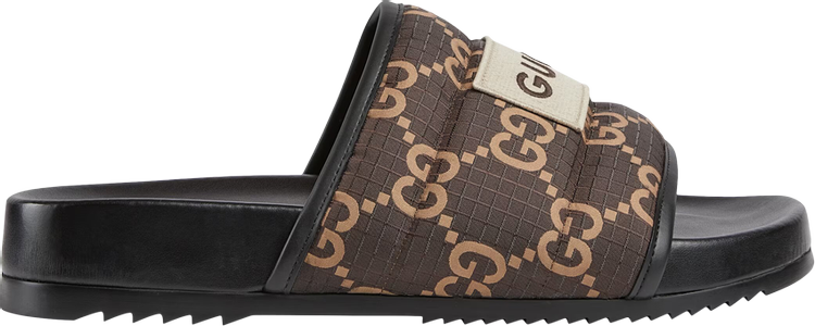 Gucci GG Slide Sandal 'Ebony'