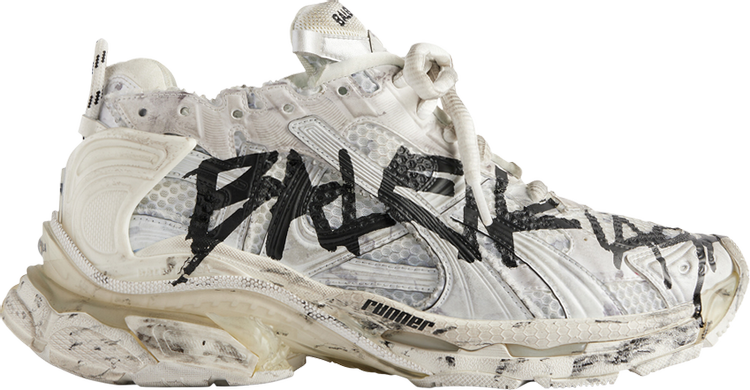 Buy Balenciaga Runner Sneaker 'Graffiti - White Black' - 772774 W3RBQ ...