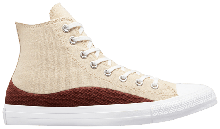 Converse Chuck Taylor All Star Craft Mix High Top White Size 9 Unisex Canvas Shoes