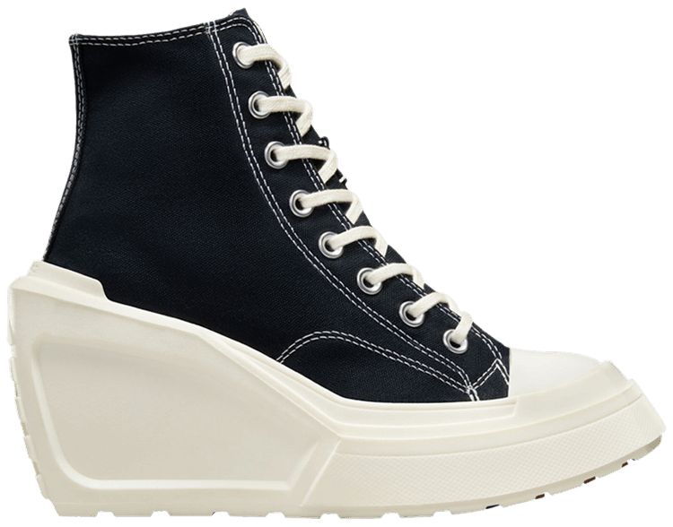 Converse Wmns Chuck 70 De Luxe Wedge Black Egret