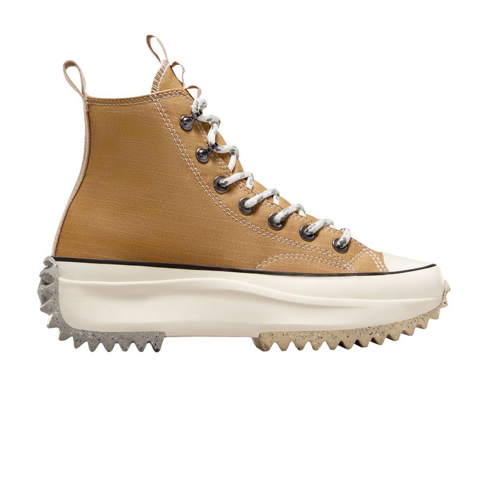 Converse Run Star Hike High 'Platform Grid' | Tan | Men's Size 4.5 - A08865C