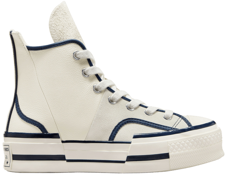 Converse Chuck 70 Plus High Egret Navy
