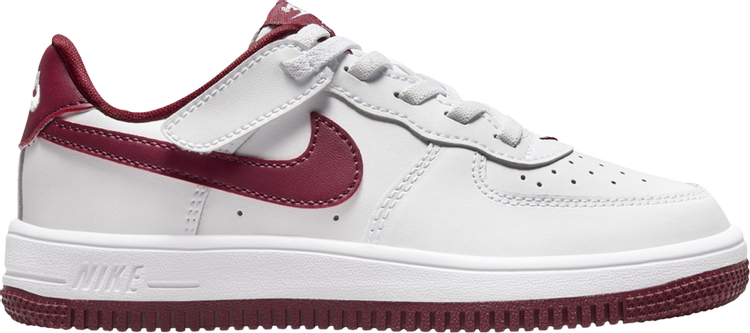 Force 1 Low EasyOn PS 'White Team Red'