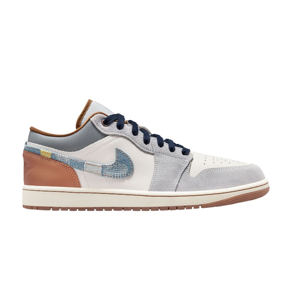 Air Jordan 1 Low SE 'Repaired Denim Swoosh' - FZ5042-041