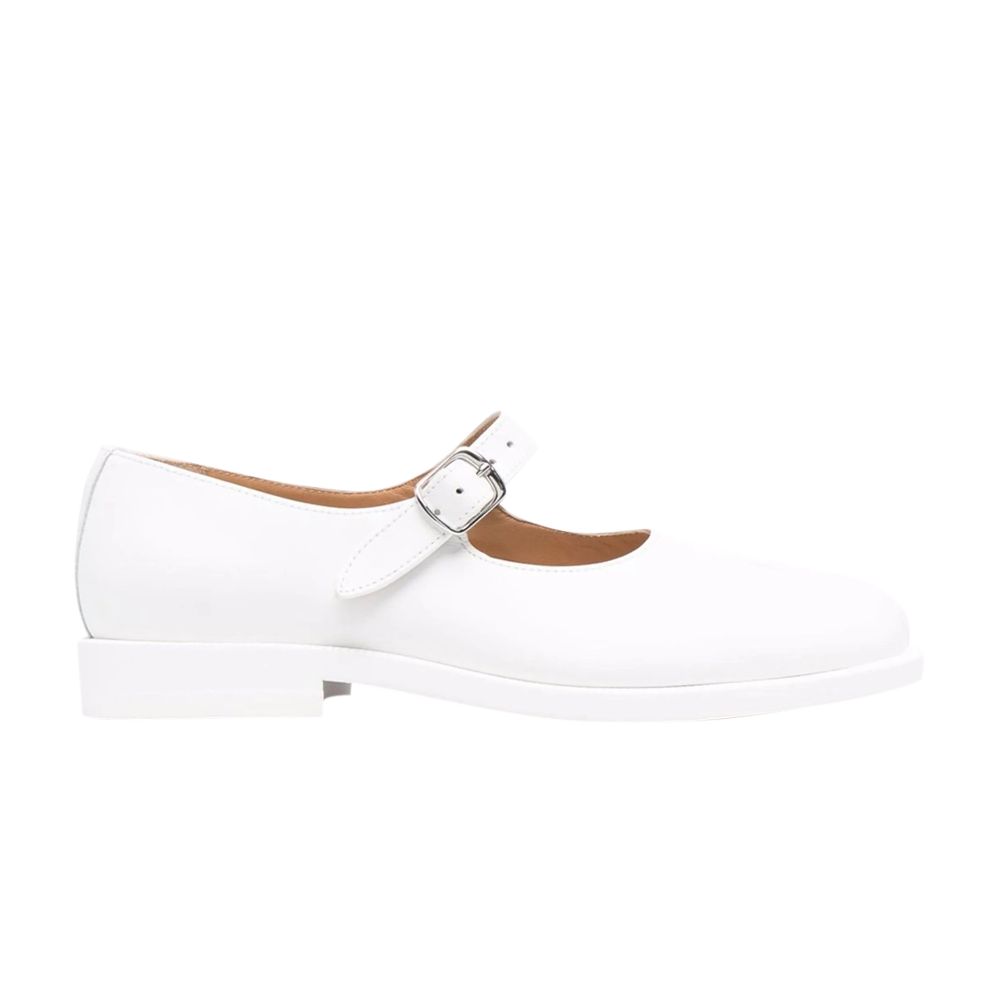 Pre-owned Maison Margiela Wmns Tabi Mary-jane 'white' | Women's Size 38