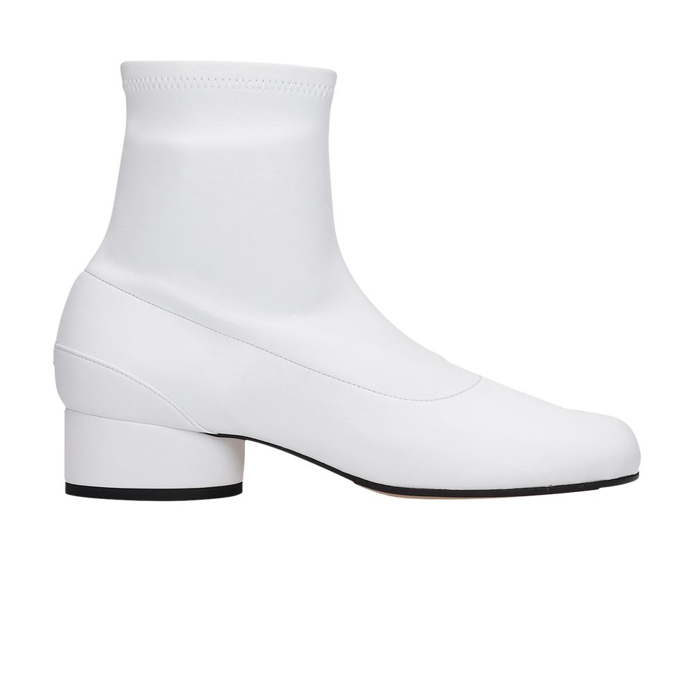 Pre-owned Maison Margiela Wmns Tabi 30mm Ankle Boot 'white' | Women's Size 35.5