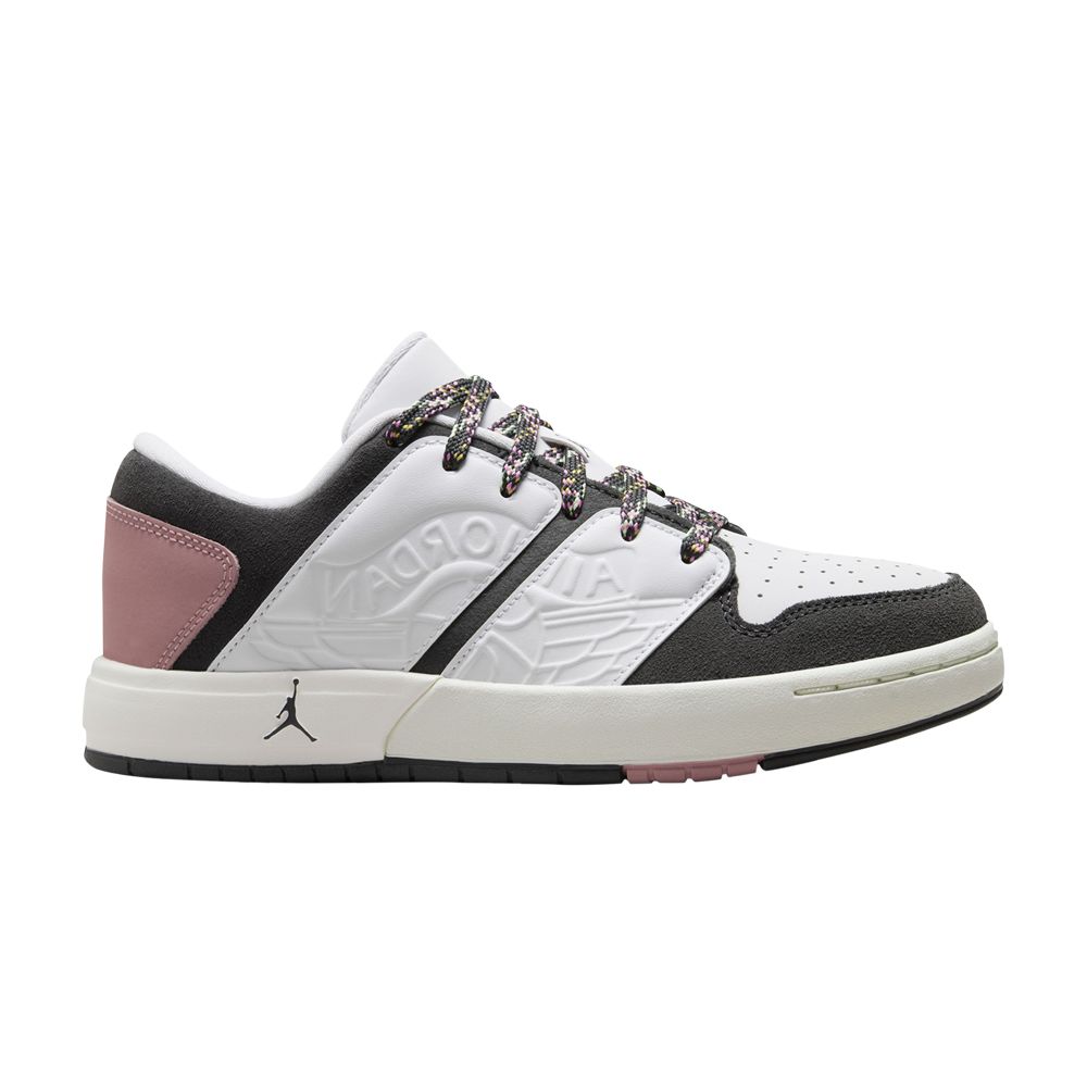 Pre-owned Air Jordan Jordan Nu Retro 1 Low Gs 'white Red Stardust' | Kid's Size 6