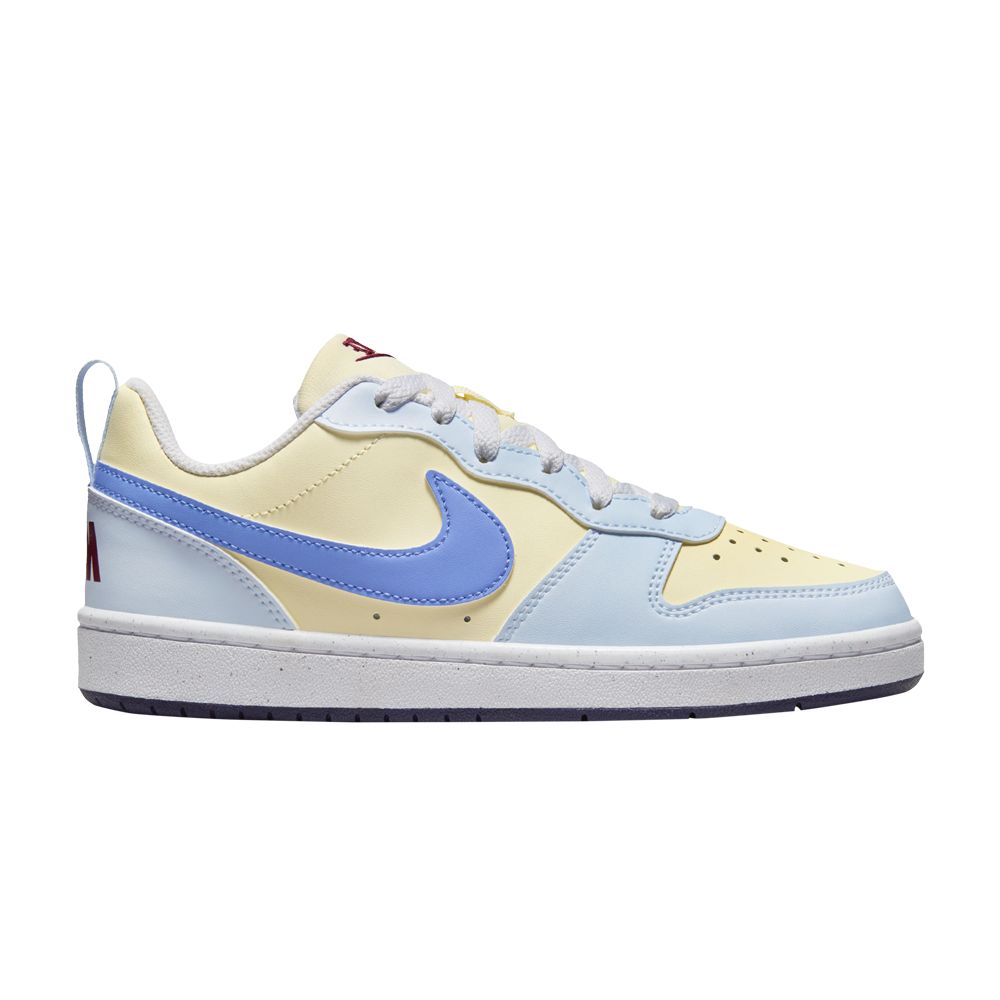 Pre-owned Nike Court Borough Low Recraft Gs 'coconut Milk Polar White' | Blue | Kid's Size 4.5
