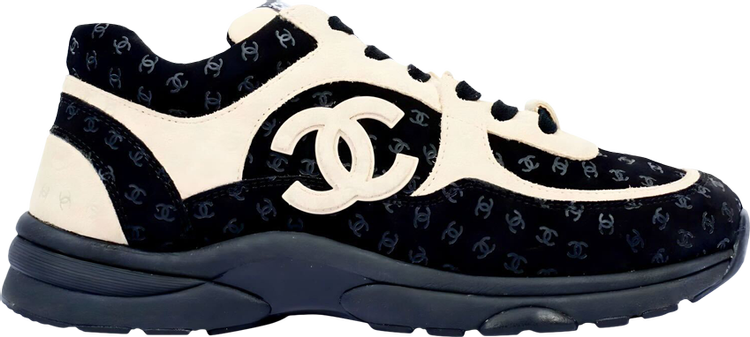 Chanel Sneaker Printed CC   Black Beige