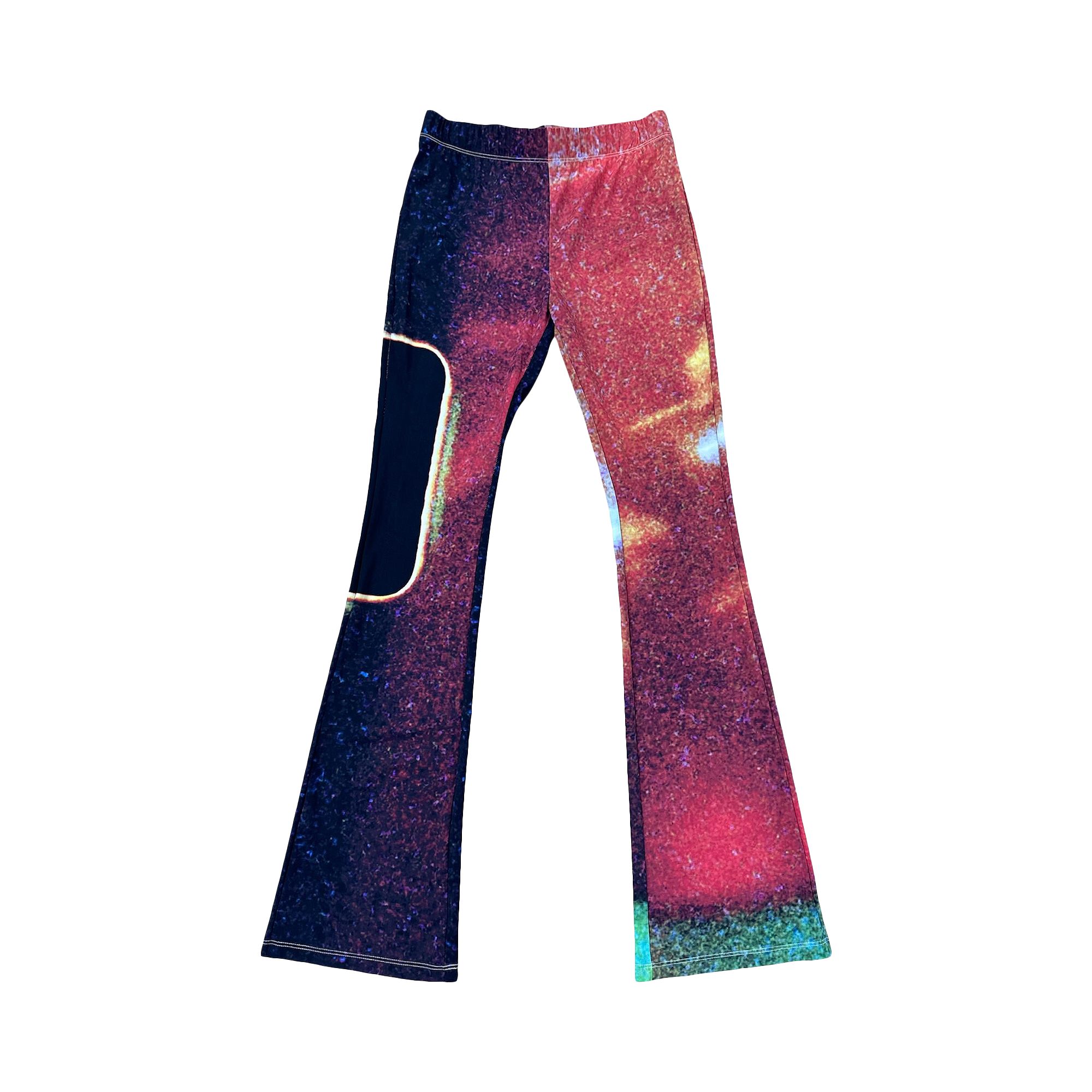Pre-owned Mm6 Maison Margiela Printed Pants 'black' | Women's Size L