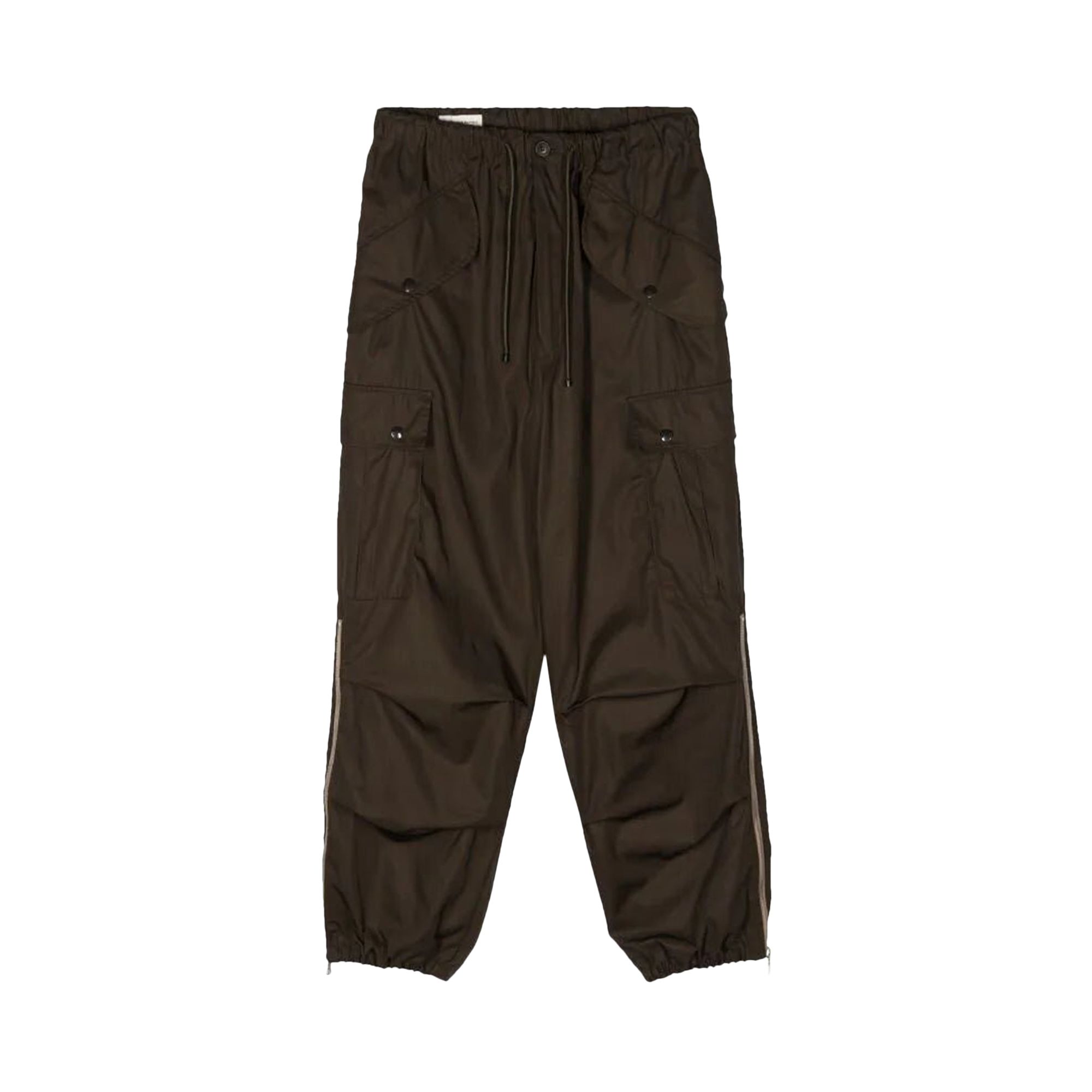 Pre-owned Dries Van Noten Cargo Pants 'khaki' In Green