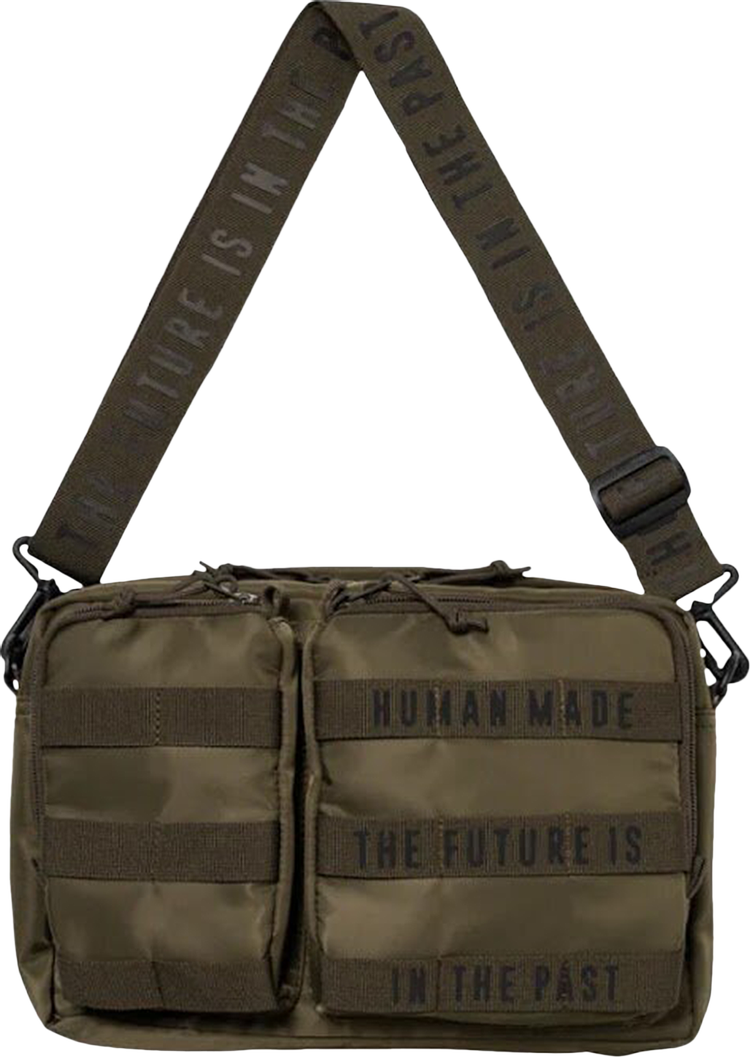 Human Made Large Military Pouch 'Olive Drab'