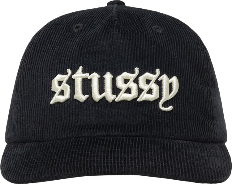 Buy Stussy Mid-Depth Old English Snapback 'Black' - 1311137