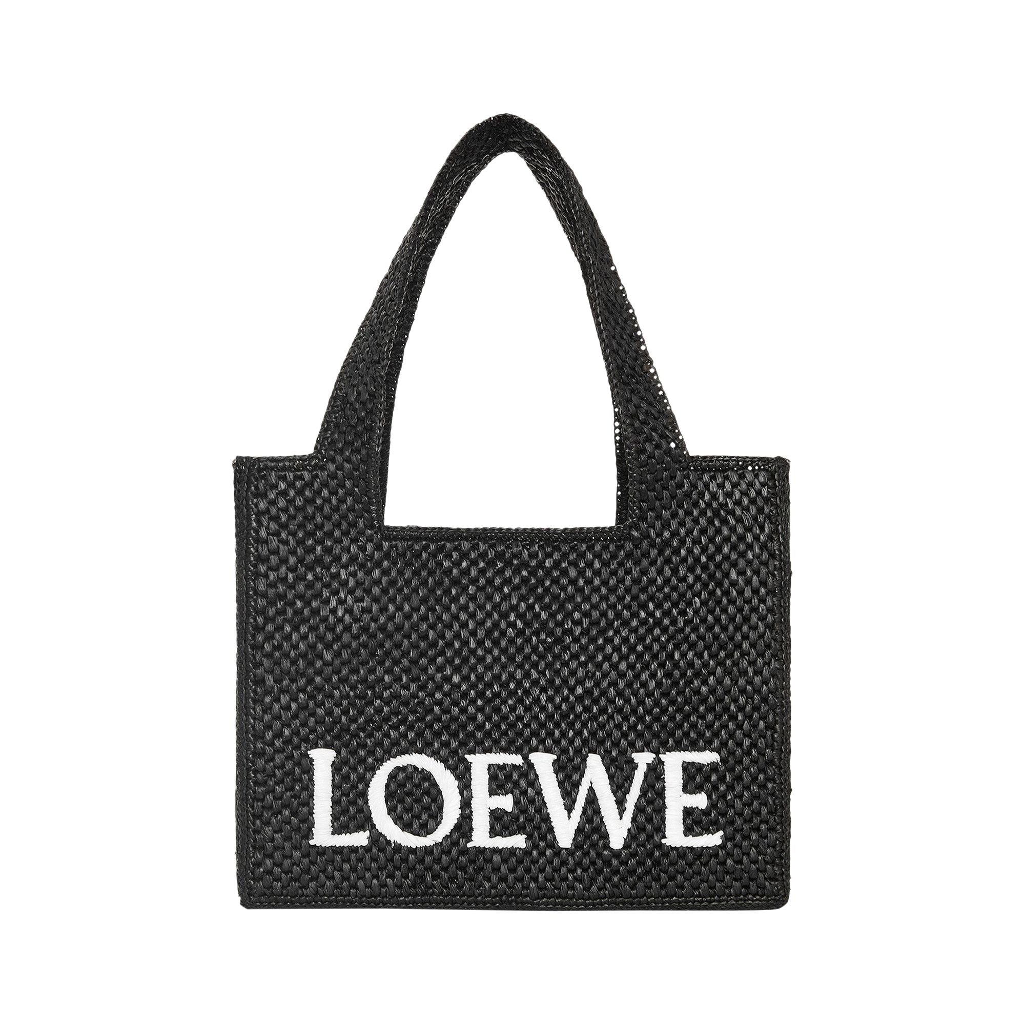 Loewe Medium Font Tote Bag 'Black' | Women's Size Onesize