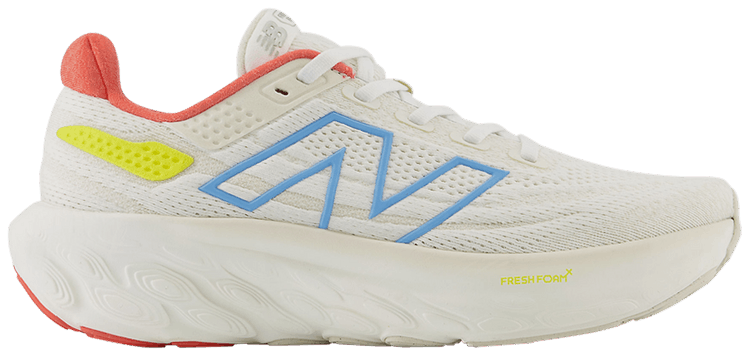 New Balance Wmns Fresh Foam X 1080v13 2E Wide Sea Salt Gulf Red