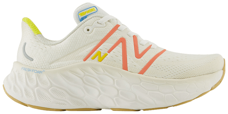 New Balance Wmns Fresh Foam X More v4 Sea Salt Gulf Red