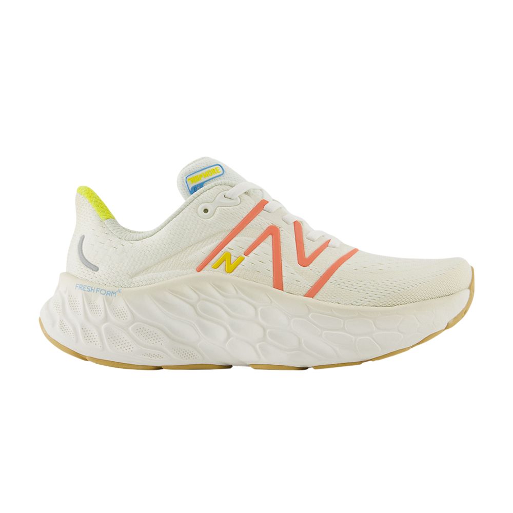 Pre-owned New Balance Wmns Fresh Foam X More V4 'sea Salt Gulf Red' In White