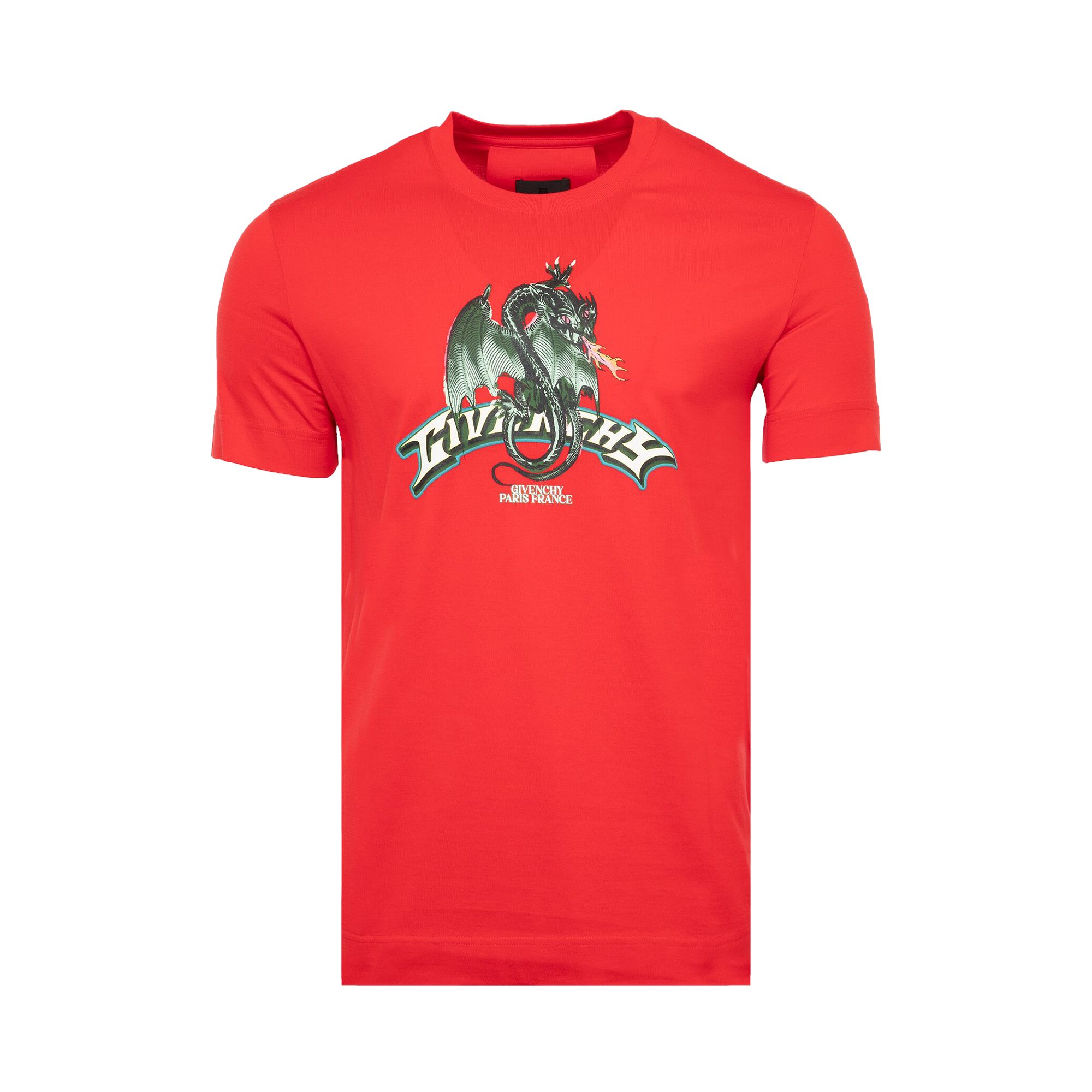 Givenchy Slim Fit T-Shirt 'Red' | Men's Size 2XL