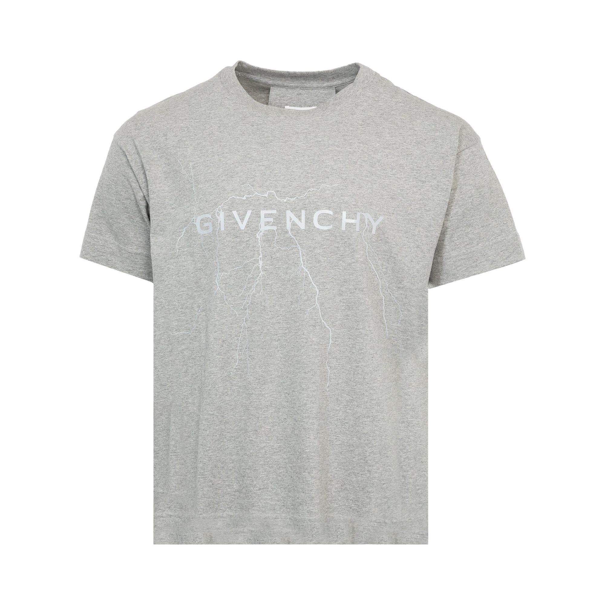 Givenchy Short-Sleeves T-Shirt 'Light Grey Melange' | Men's Size L