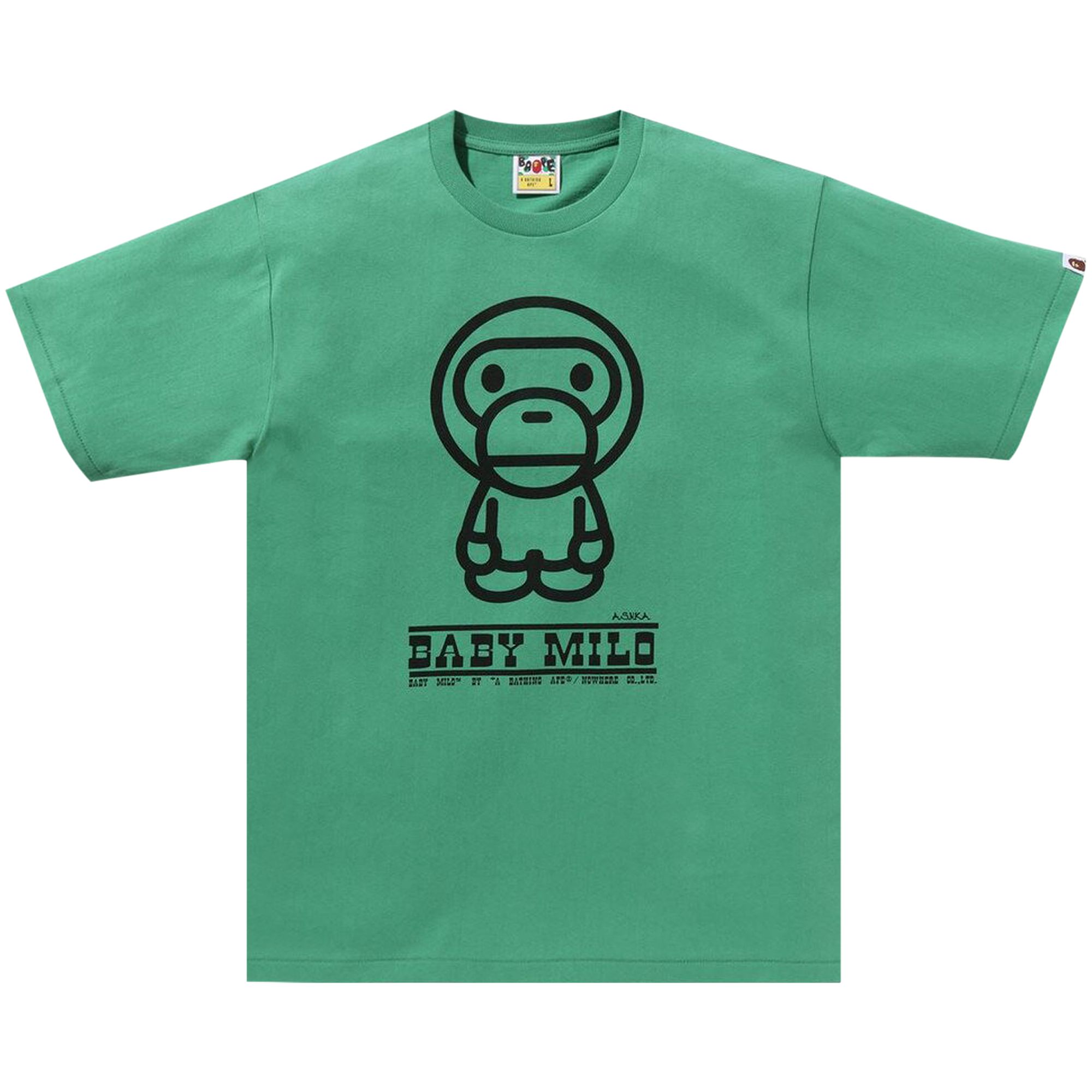 BAPE Classic Baby Milo Tee 'Green' | Men's Size L