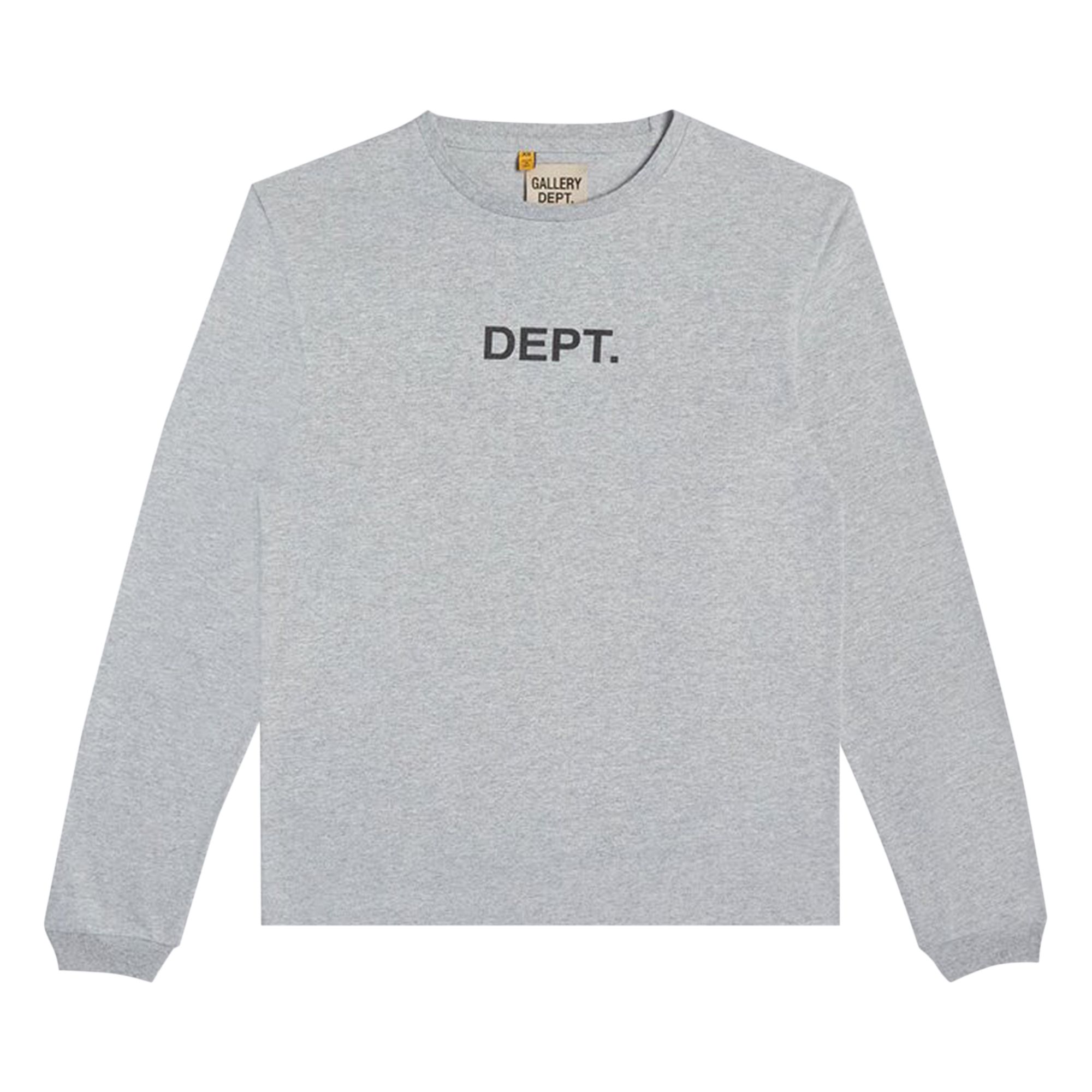 Gallery Dept. Long-Sleeve Tee 'Heather Grey' | Men's Size 2XL