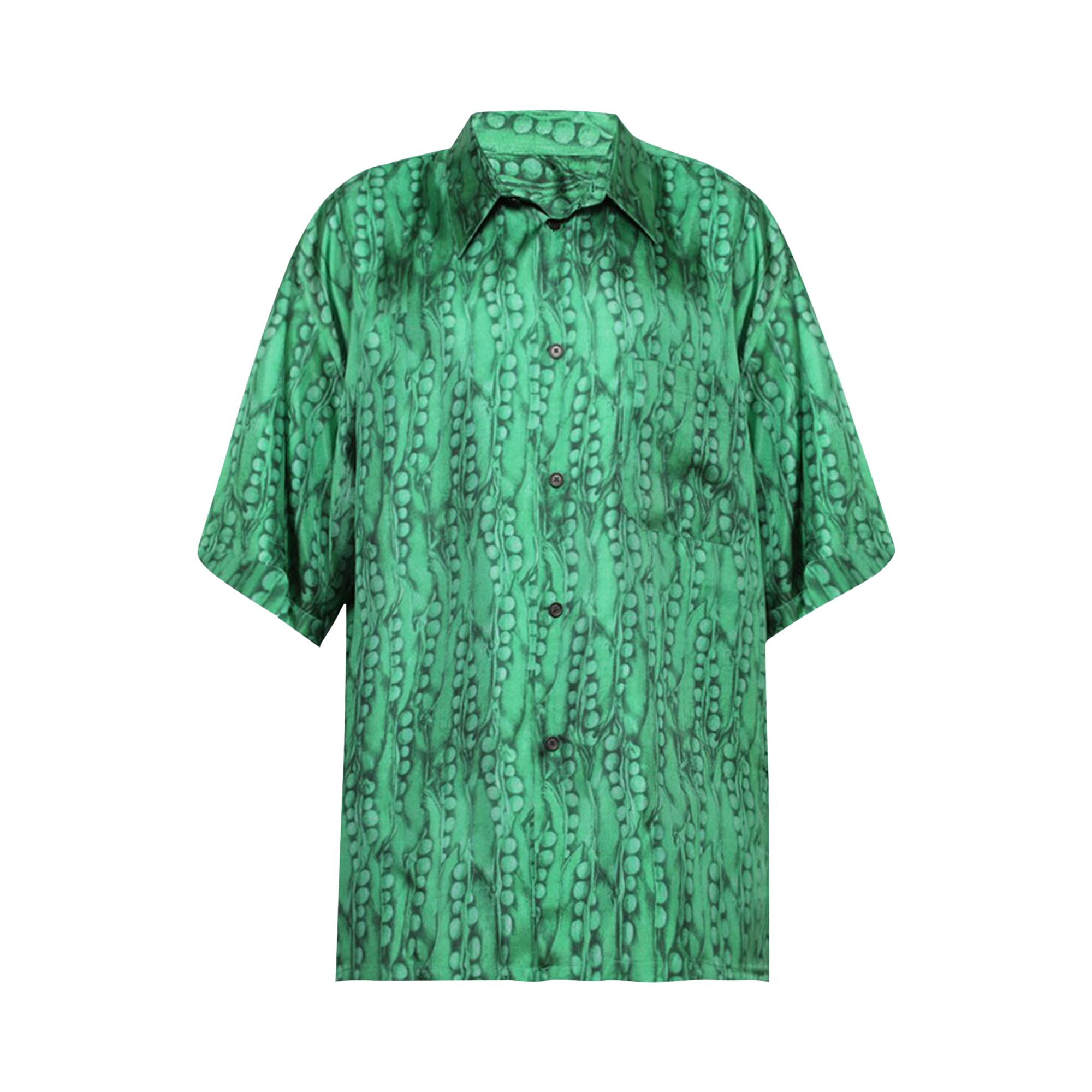 Pre-owned Givenchy Hawaii Shirt 'green' | Men's Size 41