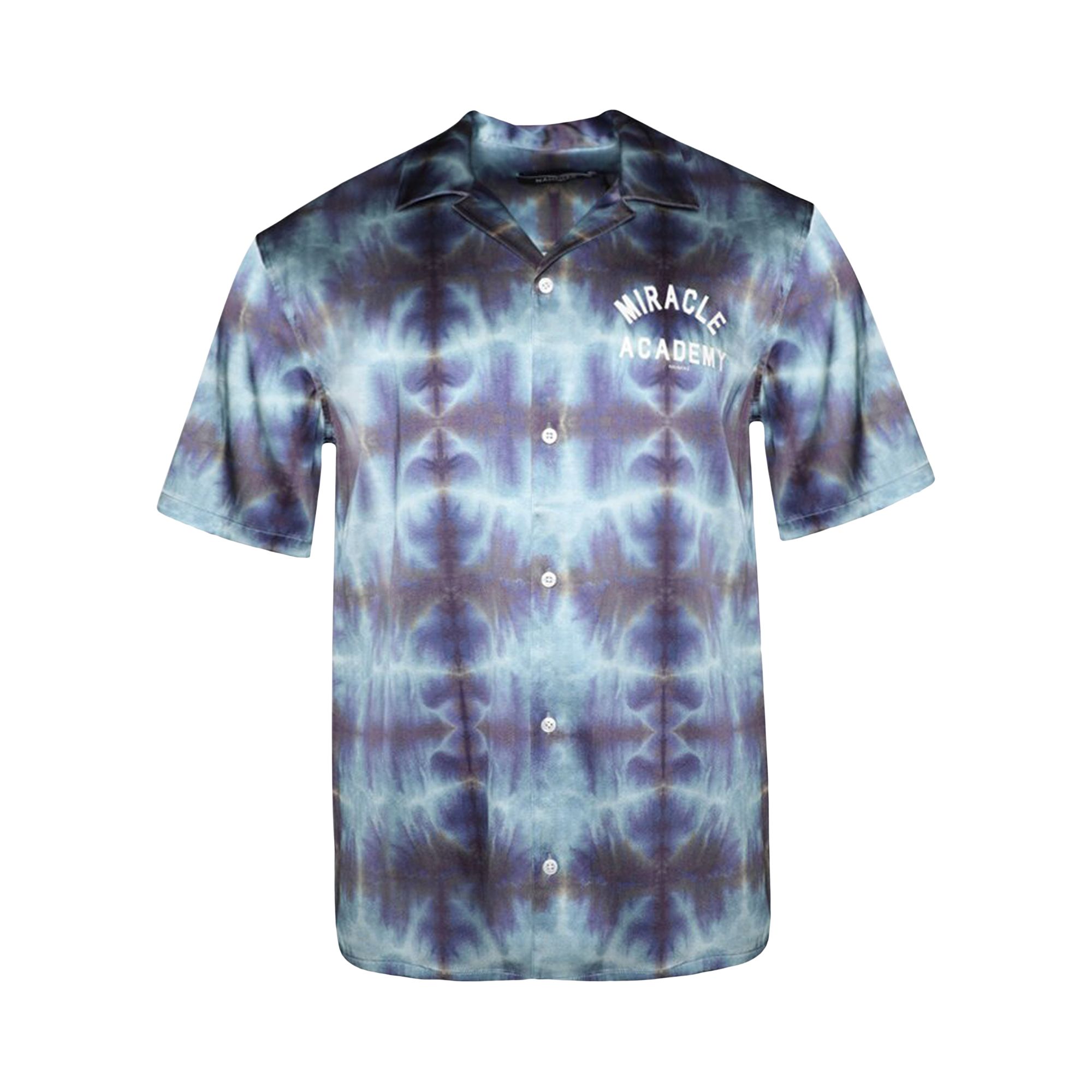 Pre-owned Nahmias Short-sleeve Silk Shirt 'tie Dye' | Multi-color | Men's Size Xl