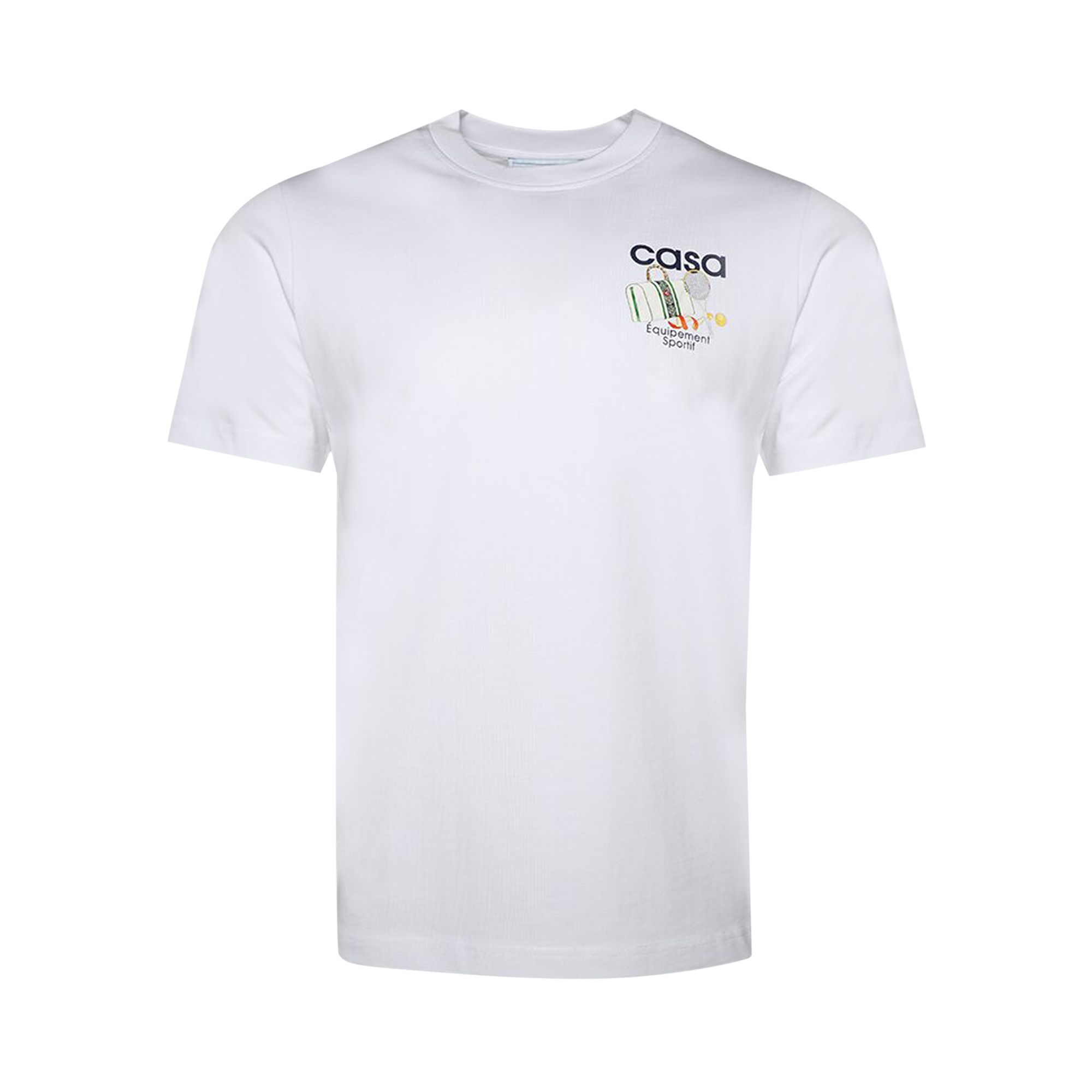 Casablanca Equipement Sportif T-Shirt 'White' | Men's Size L