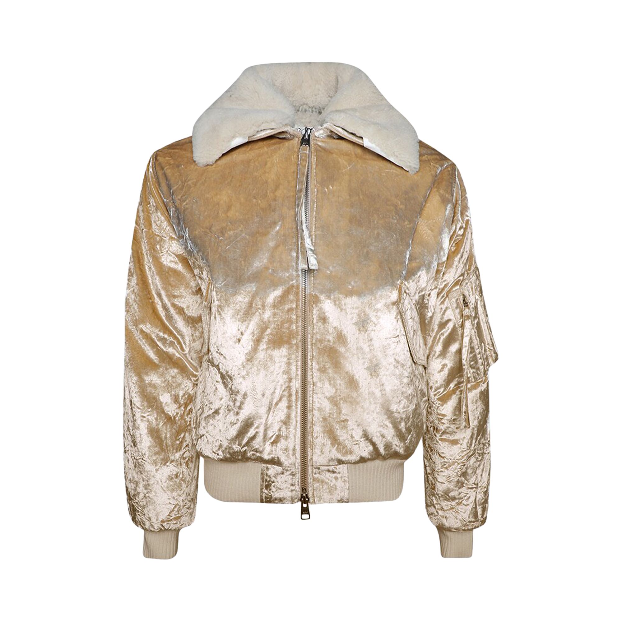 Pre-owned Ami Alexandre Mattiussi Ami Boxy Fit Jacket 'champagne' | Tan | Men's Size L In Brown