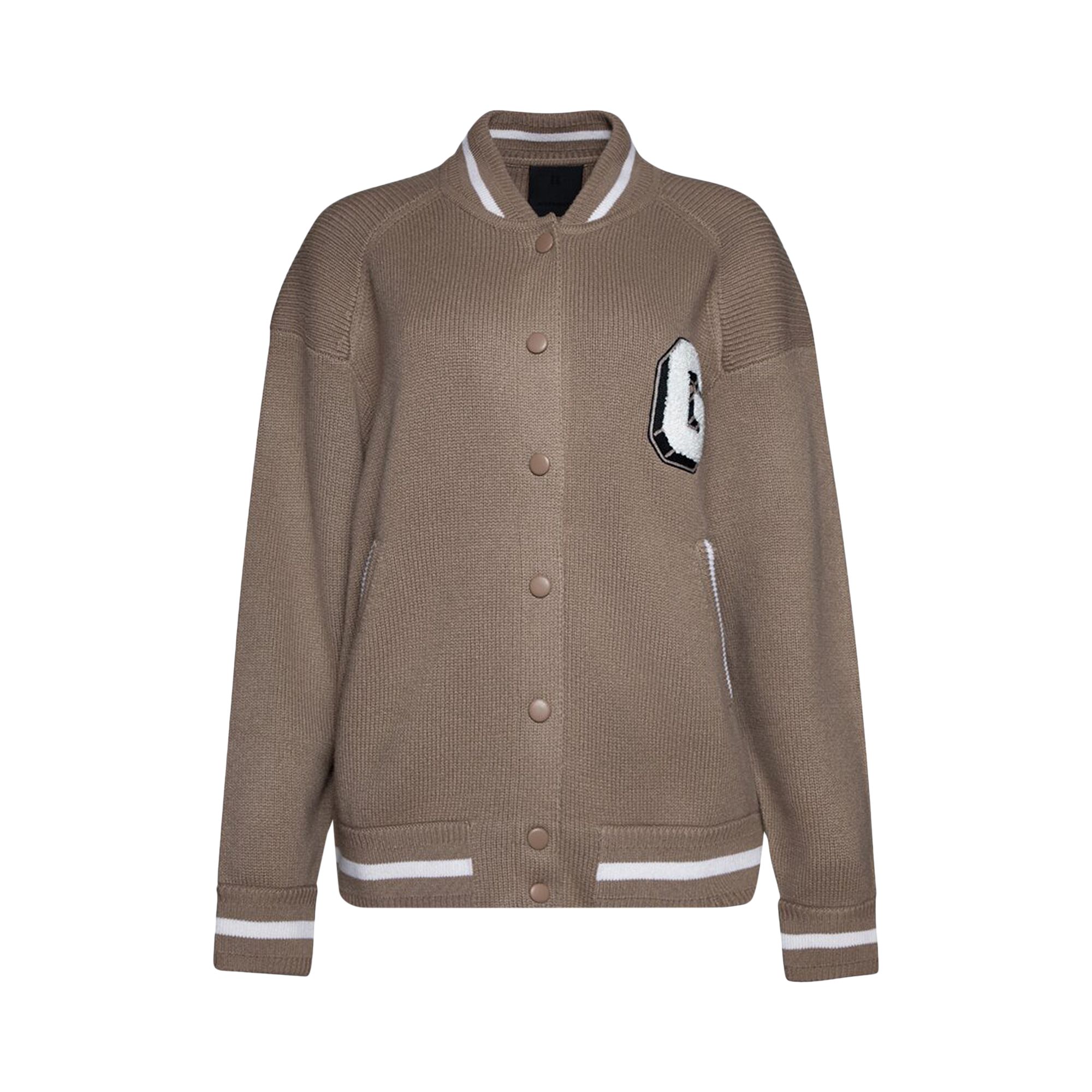 Givenchy Varsity Bomber Jacket 'Beige' | Tan | Women's Size XS
