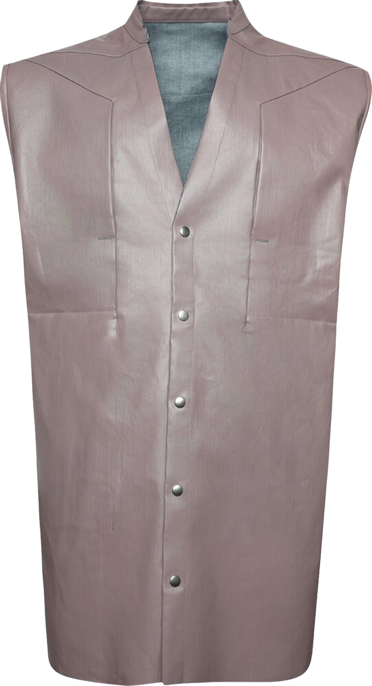 Rick Owens Strobe Jumbo Cut Out Outershirt 'Dusty Pink'