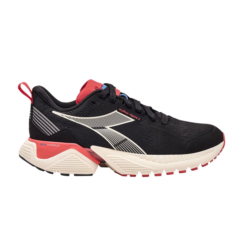 Diadora Wmns Mythos Blushield Vigore 2 'Black Cayenne Red' | Women's Size 6.5 - 101-179072-C4377