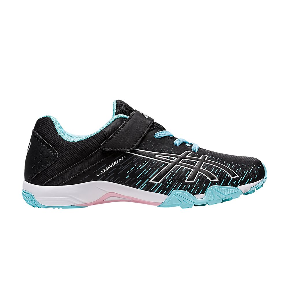 Pre-owned Asics Lazerbeam Sh-mg Gs 'black White Aqua' | Kid's Size 4