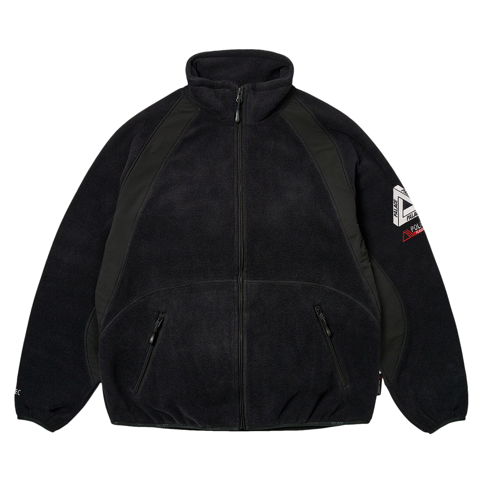 Palace Polartec Duo Fleece Jacket 'Black' | Men's Size L