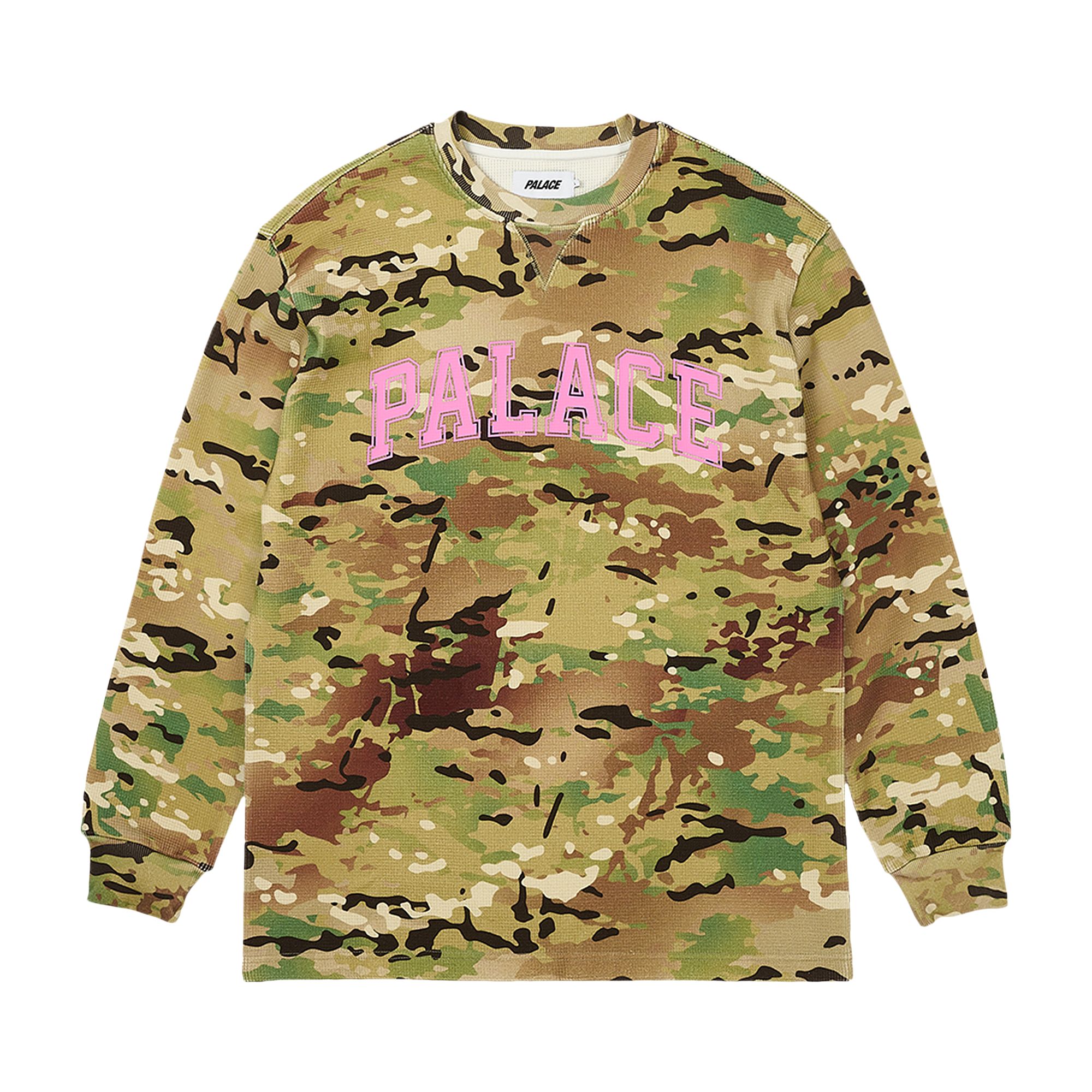 Palace Waffle Long-Sleeve 'Camo' | Multi-Color | Men's Size M