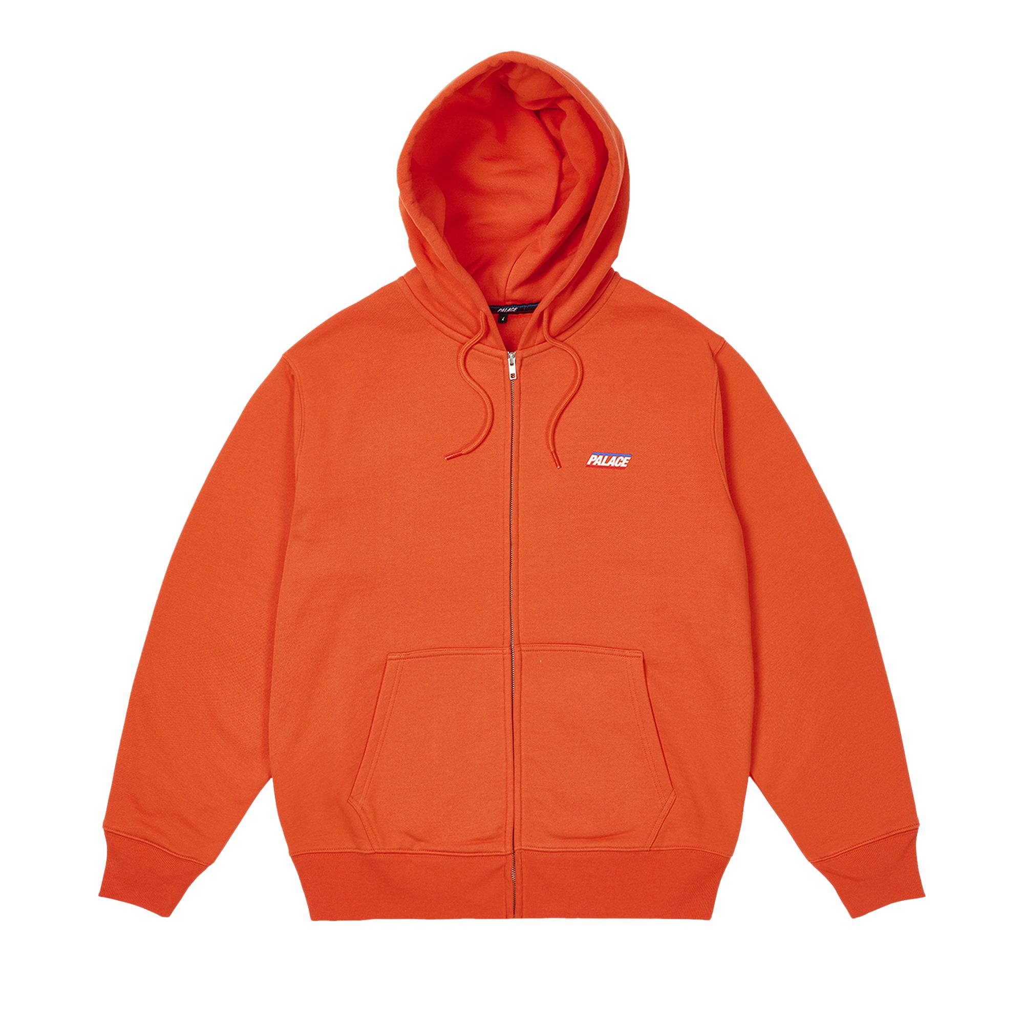 Pre-owned Palace Basically A Zip Hood 'rouge' | Red | Men's Size Xl