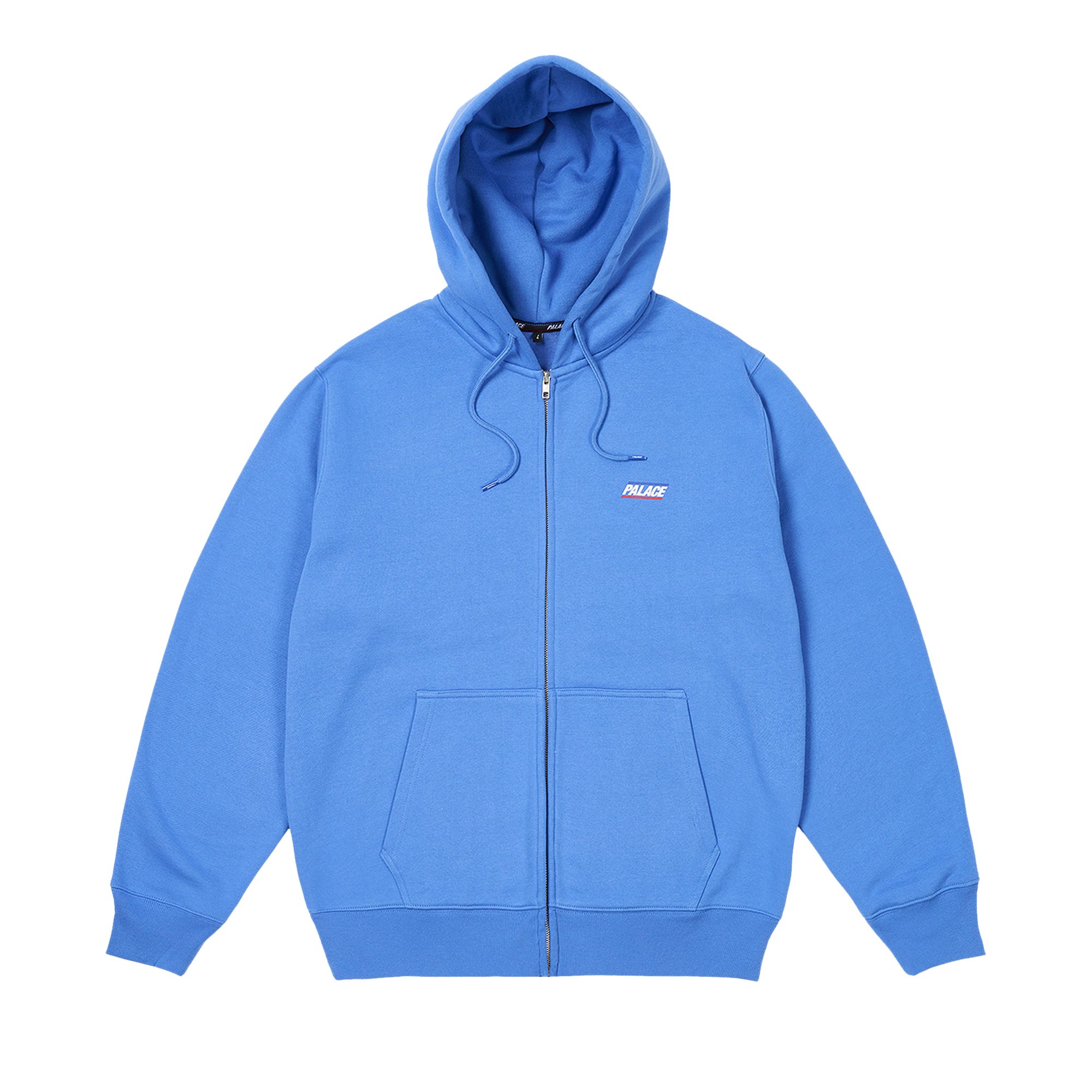 Pre-owned Palace Basically A Zip Hood 'palatial Blue' | Men's Size Xl