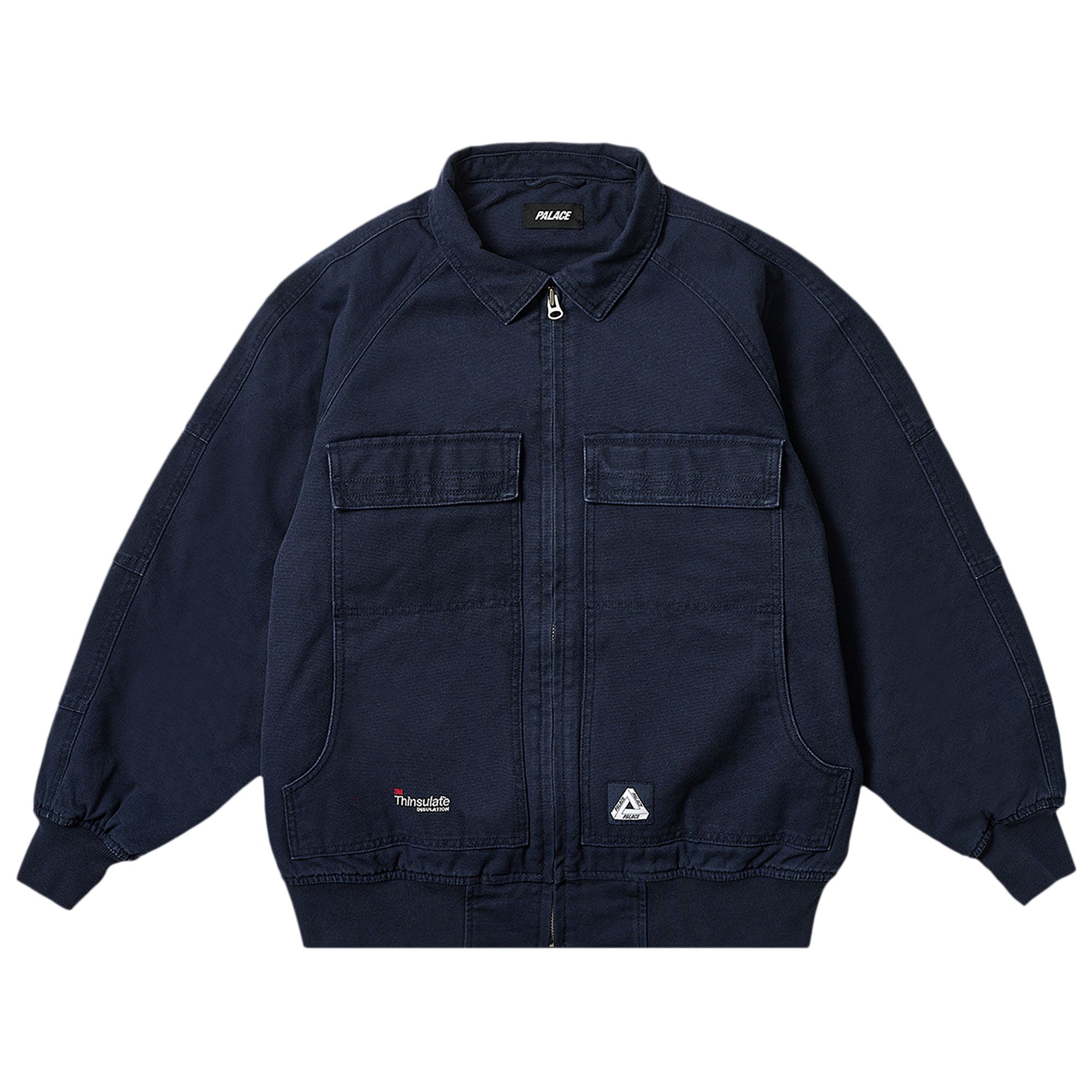 Palace Heavy Canvas Bomber Jacket 'Navy' | Blue | Men's Size L