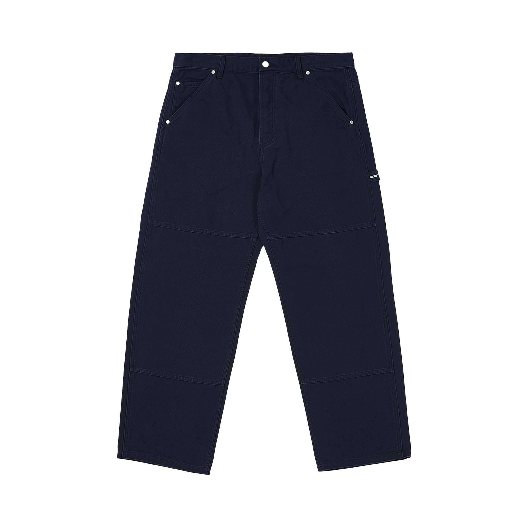 Pre-owned Palace Heavy Canvas Work Pant 'navy' | Blue | Men's Size 34
