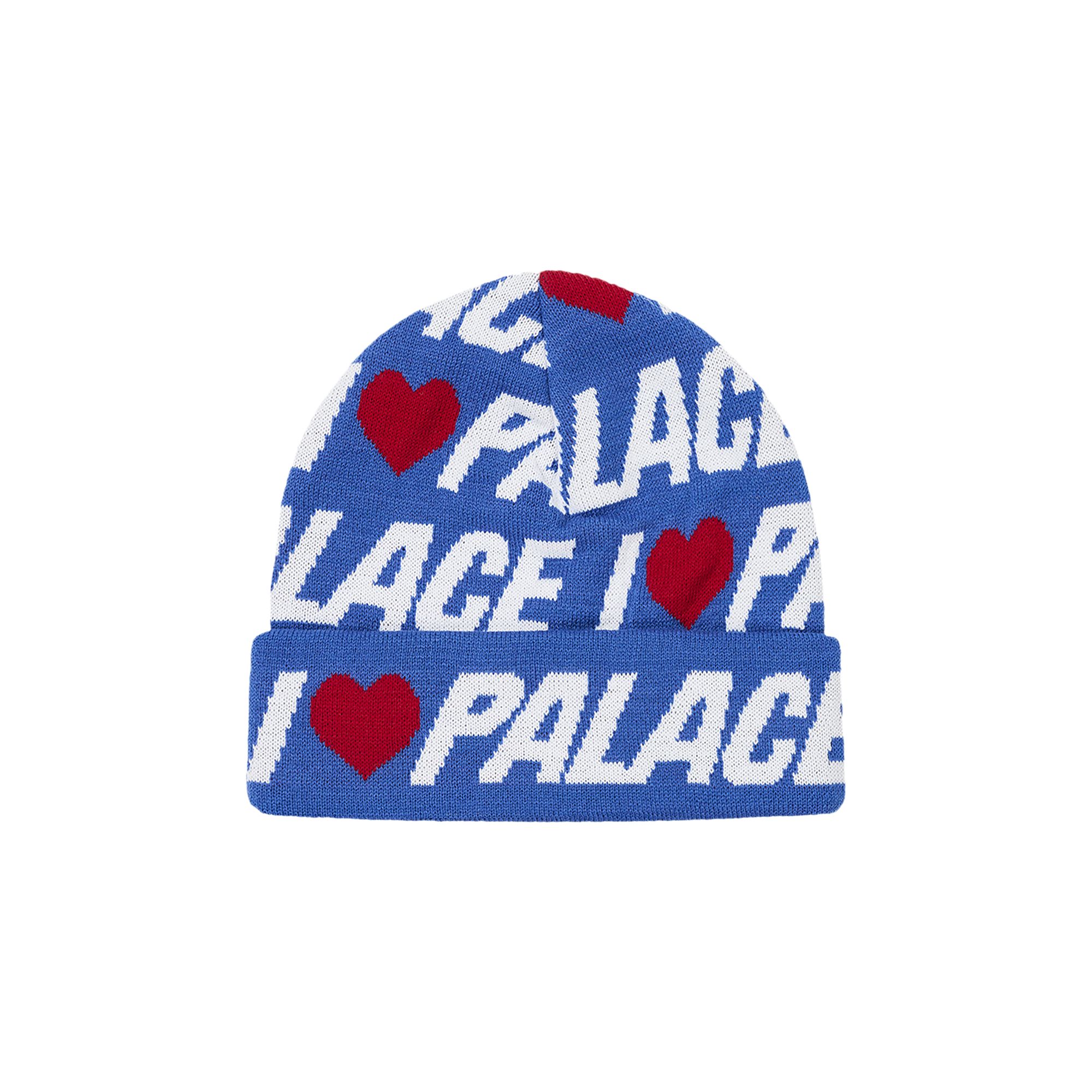 Pre-owned Palace I Love  Beanie 'blue' | Men's Size Onesize