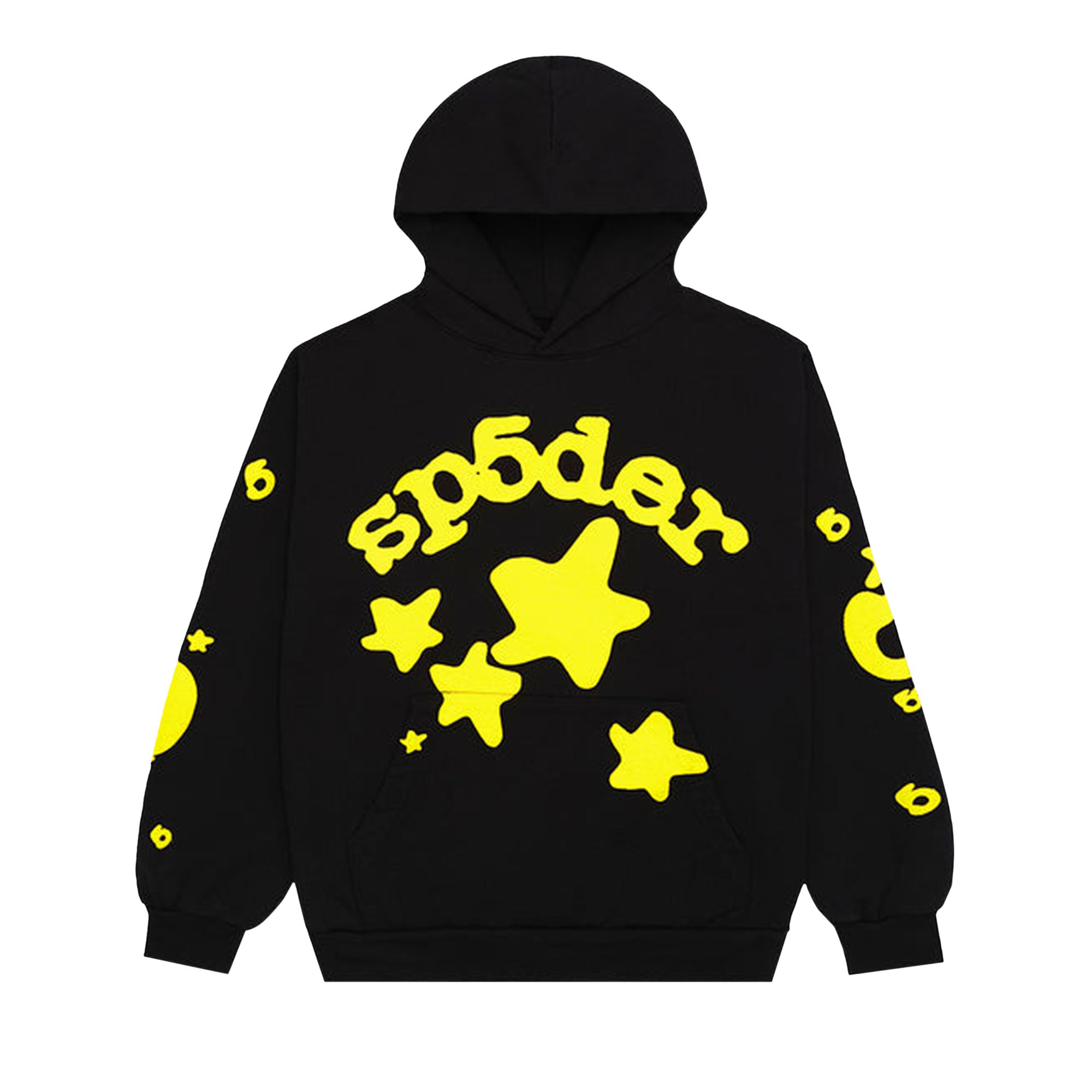Sp5der Beluga Hoodie 'Onyx/Yellow' | Black | Men's Size S