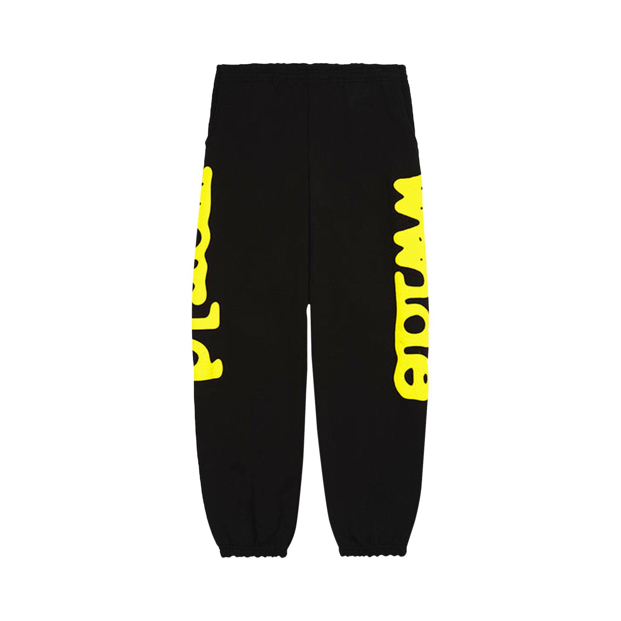 Sp5der Beluga Sweatpants 'Onyx/Yellow' | Black | Men's Size XS