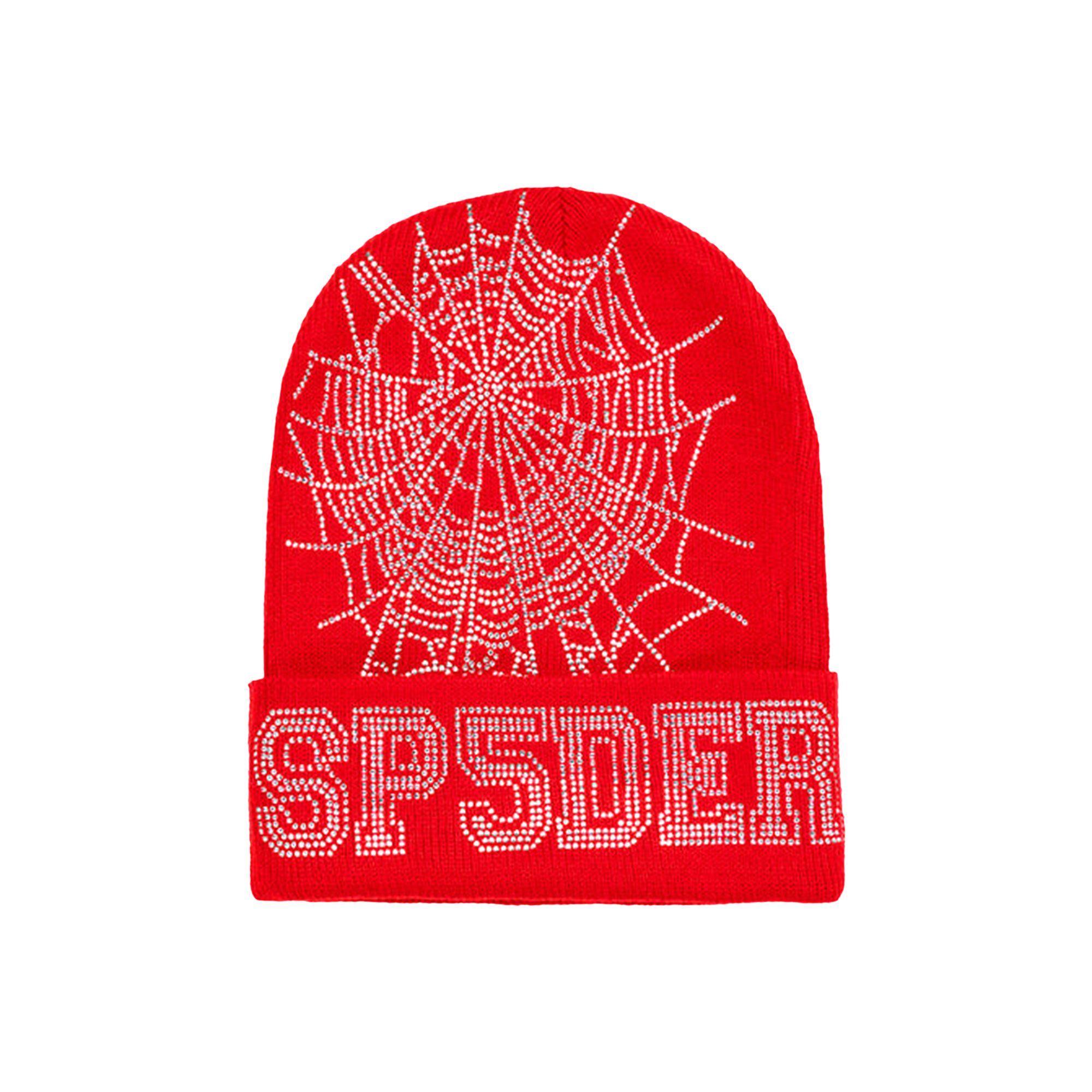 Sp5der Web Beanie 'Red' | Men's Size Onesize