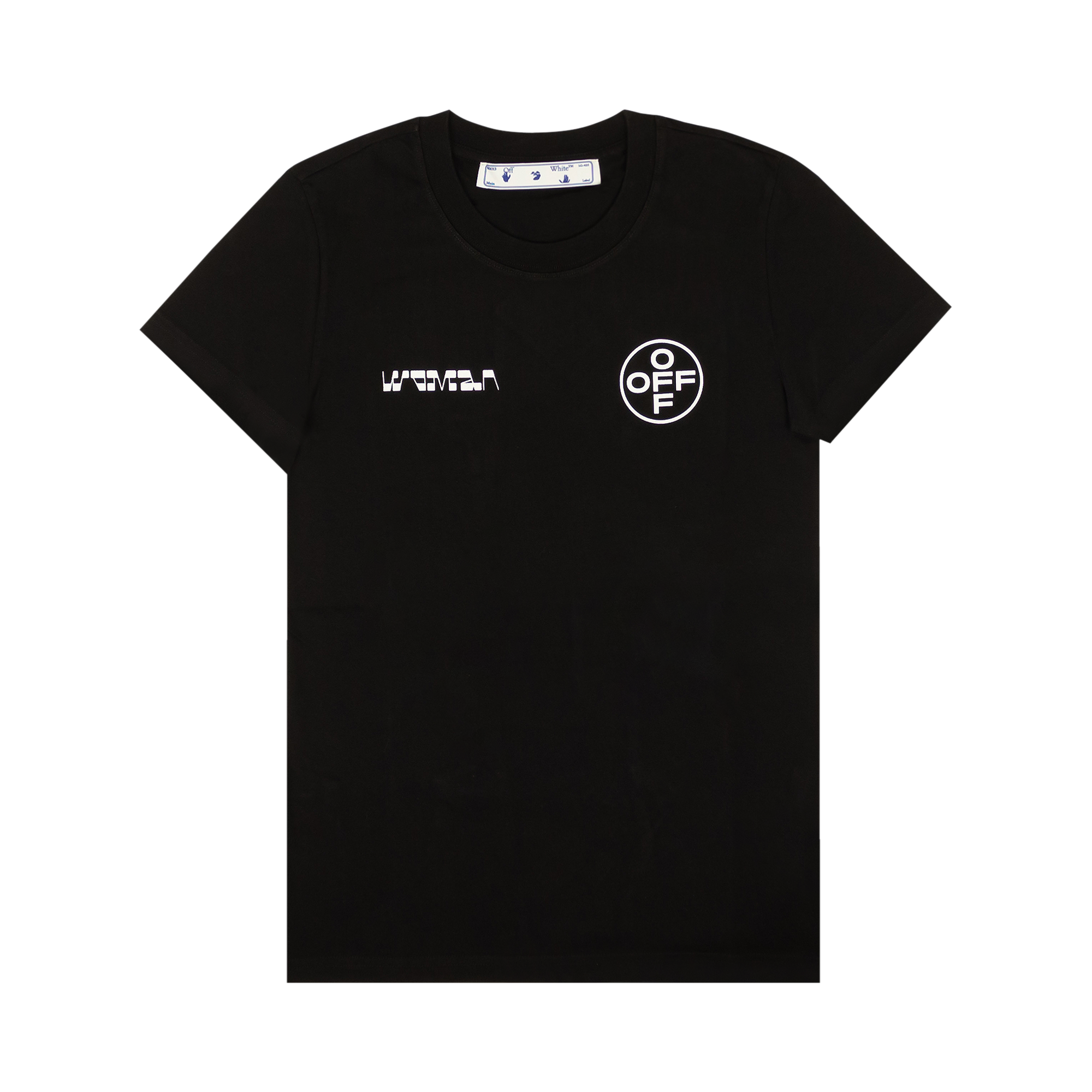 Pre-owned Off-white Painting Casual Tee 'black/white'