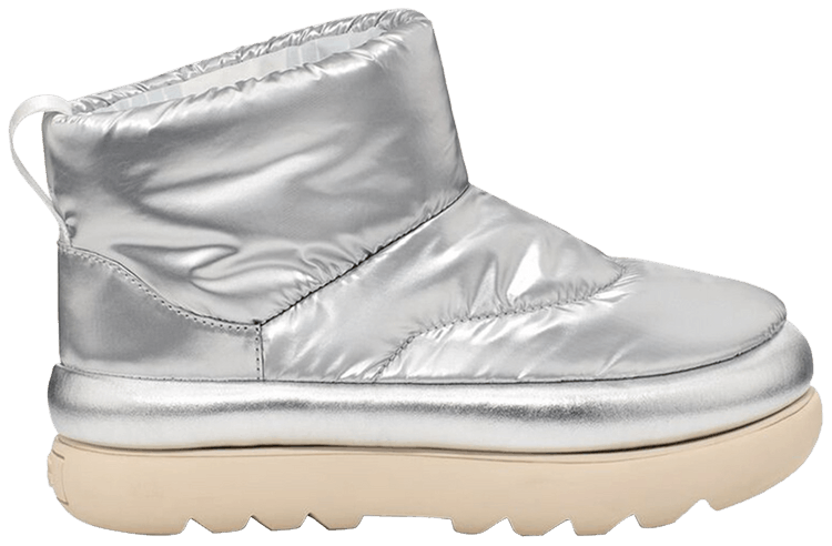 UGG Wmns Classic Maxi Mini Metallic Silver